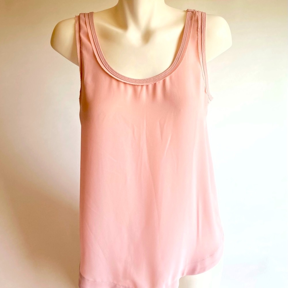 New Philosophy Pink Polyester Sleeveless Top size M